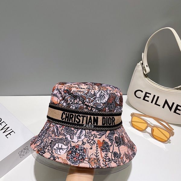 Rare Dior Narrow Brim Fake D-BOBBY Bucket Hat 31JAM923X132