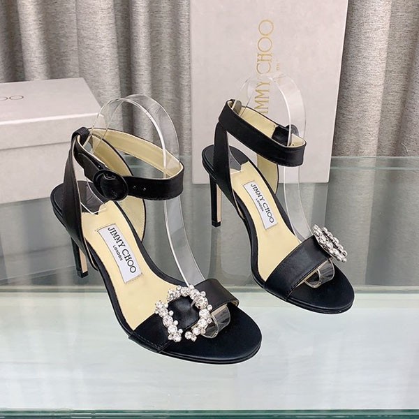 Immediate delivery Jimmy Choo replica Marsai 90 suede crystal sandals jix64857