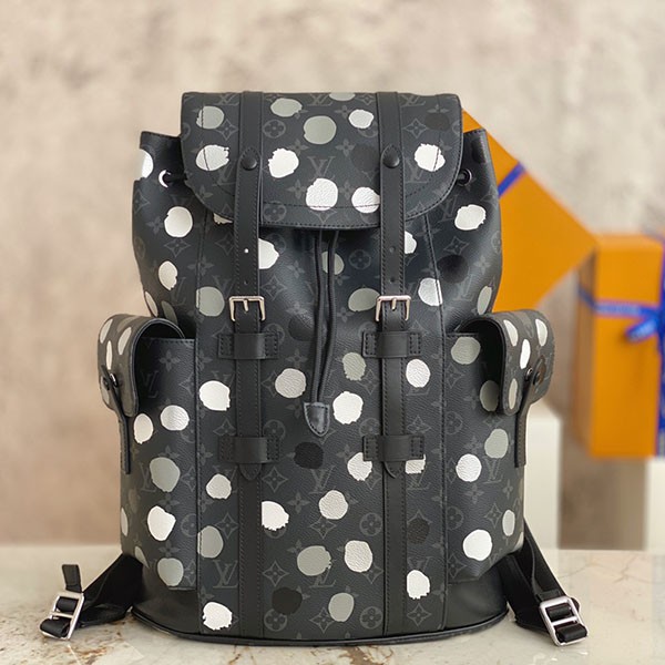 Louis Vuitton x Yayoi Kusama replica LV x YK Christopher MM M46403