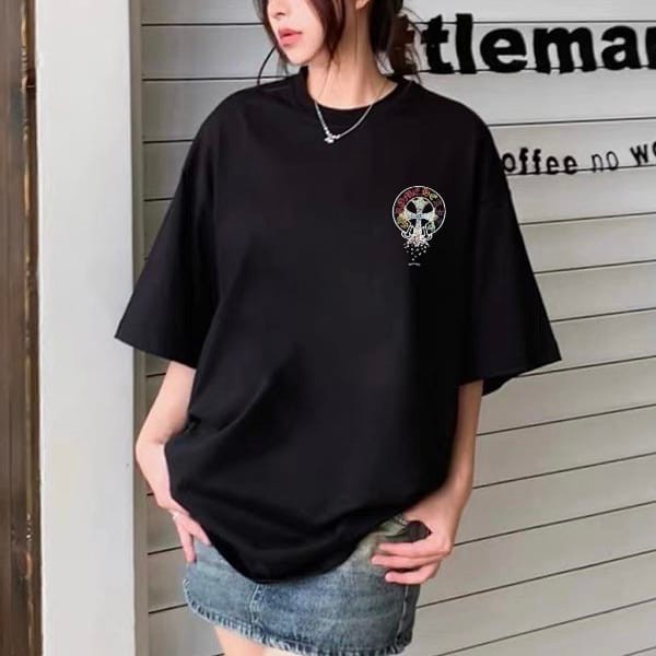 Cheap Chrome Hearts Neck Logo T-Shirt Fake Short Sleeve Kuv47012 with Tracking Cheap Chrome Hearts Neck Logo T-Shirt Fake Short Sleeve Kuv47012 with Tracking