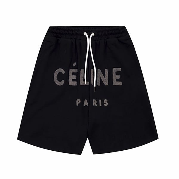 Very popular! Celine replica embroidered shorts Ceo28651
