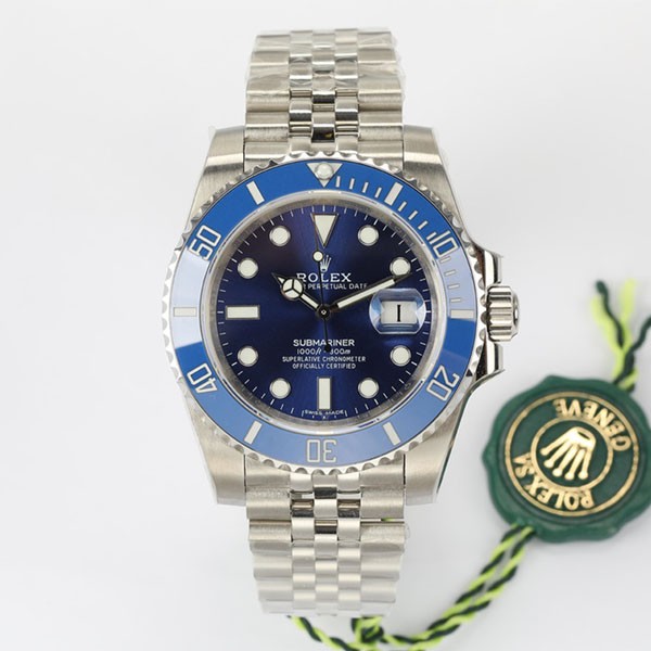Very popular all over the world? Rolex Blue Submariner Replica Date Automatic White Gold Men's 116619LB