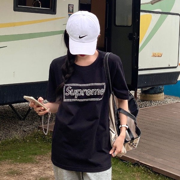 Extremely rare! Supreme and North Face replica collaboration T-shirt Shr16018