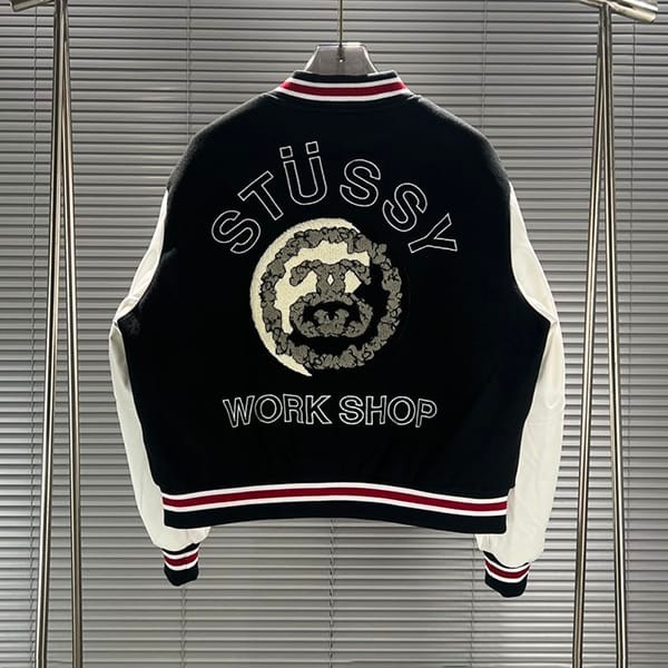 n-grade recommended Stussy x denim Tears x Hour Legacy TTL Varsity Jacket fake suw91416