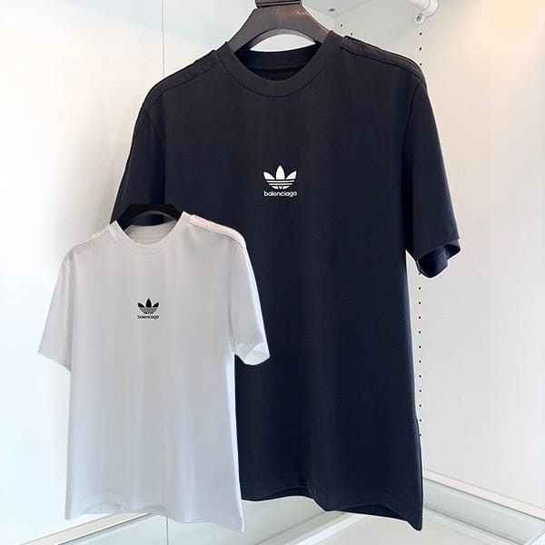 High quality Balenciaga Adidas replica oversized T-shirt in 2 colors baj13203