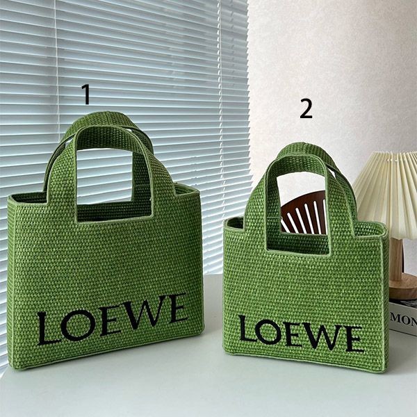 Perfect as a gift, Loewe Font Tote Bag Replica Medium Basket loc30462