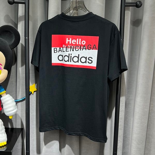 Balenciaga Adidas oversized T-shirt replica in two colors, sure to sell out bal86059