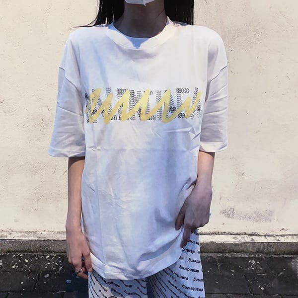 Very popular! Balenciaga replica oversized logo T-shirt bal04222 Very popular! Balenciaga replica oversized logo T-shirt bal04222