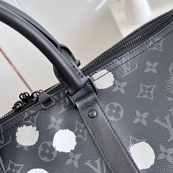 Louis Vuitton x Yayoi Kusama Replica LV x YK Keepall Bandouliere 45 M46400