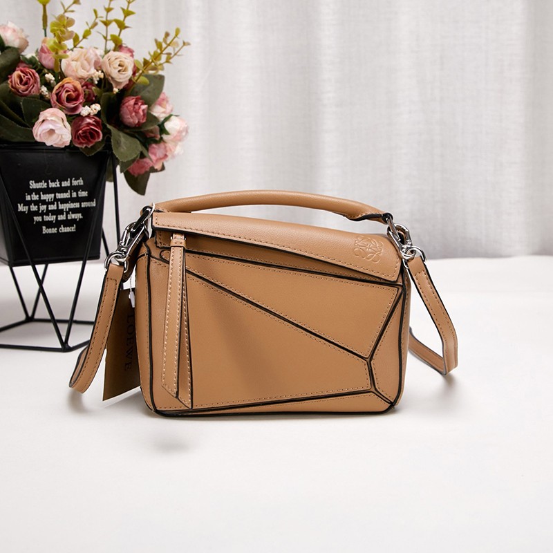 Sold out Loewe Puzzle Replica Soft Grain Calf Shoulder Bag Mini Handbag lof36076