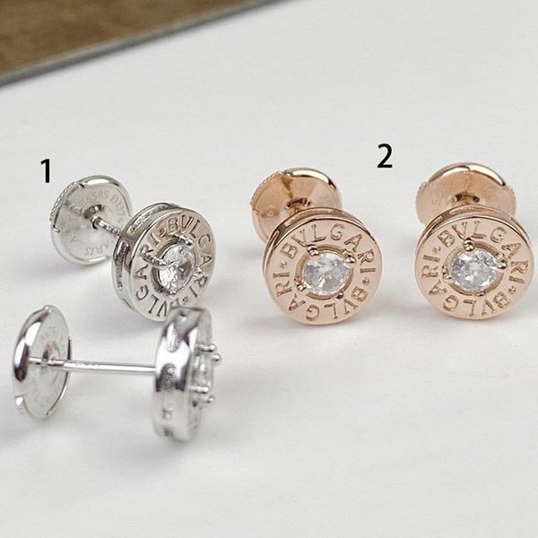 I definitely want it! Bulgari earrings, single diamond, gold, 18K, Bup52571