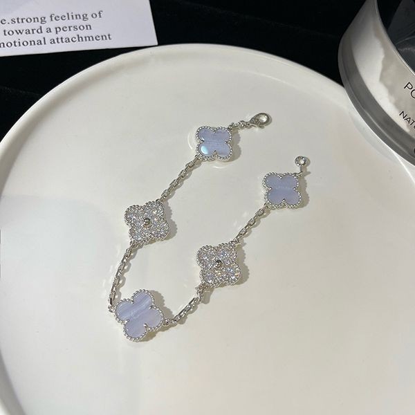 ★Popular in Japan! Vintage Alhambra replica bracelet 5 motifs var18763