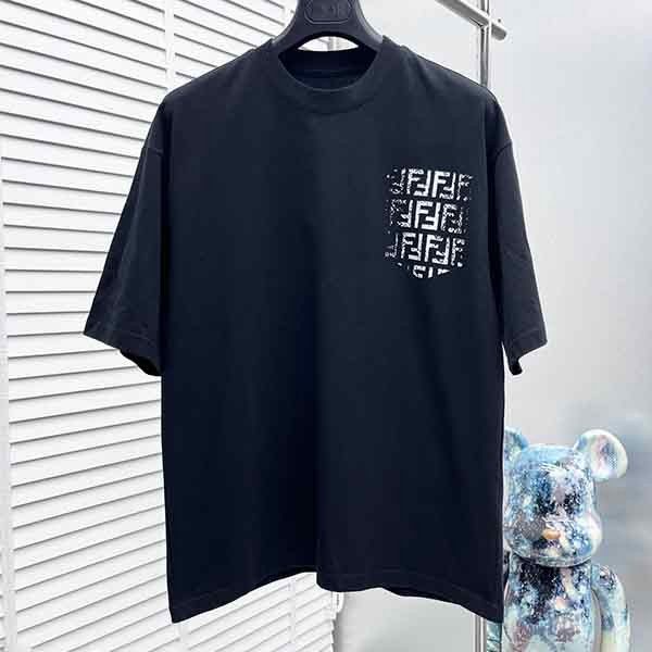 n-grade recommended Fendi jersey T-shirt fake tops 2 colors feo35070