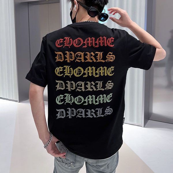 Nice Chrome Hearts T-shirt replica CH Plus black men's Kur59401