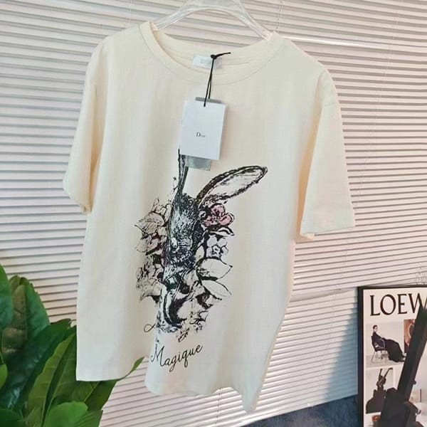 ☆Super popular☆Dior logo cotton T-shirt copy 313T03A4408 ☆Super popular☆Dior logo cotton T-shirt copy 313T03A4408