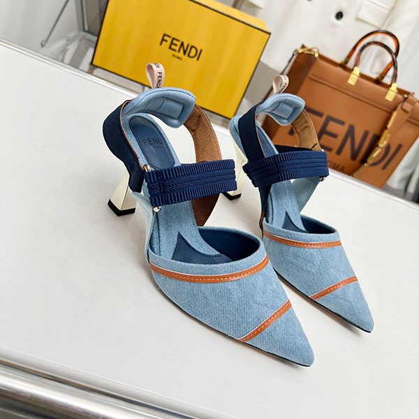 Fendi Colibri Slingback Shoes Replica 8J8143AO0EF1KOO