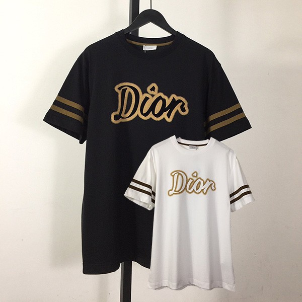 Dior "Relaxed Fit T-Shirt Fake" Cotton 2 Colors dek15402 Dior "Relaxed Fit T-Shirt Fake" Cotton 2 Colors dek15402