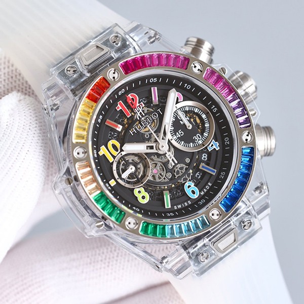 Immediate delivery Hublot replica Big Bang Unico Sapphire Rainbow huv07101