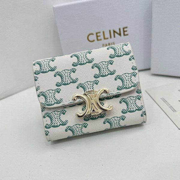 Super low price! Celine Triomphe canvas compact wallet Cen30554 Super low price! Celine Triomphe canvas compact wallet Cen30554