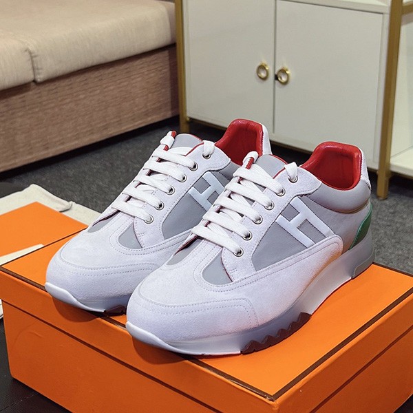 Free shipping Hermes Trail replica calfskin lace-up sneakers eri72377 Free shipping Hermes Trail replica calfskin lace-up sneakers eri72377