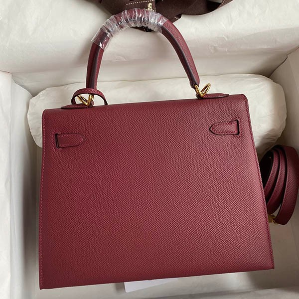 Hermes Kelly replica 25cm outer stitching Epson gold hardware erb06669