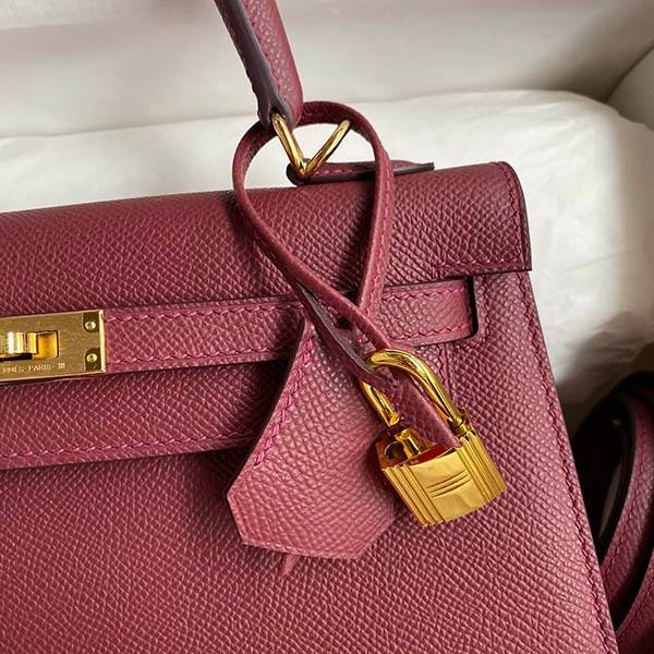 Hermes Kelly replica 25cm outer stitching Epson gold hardware erb06669