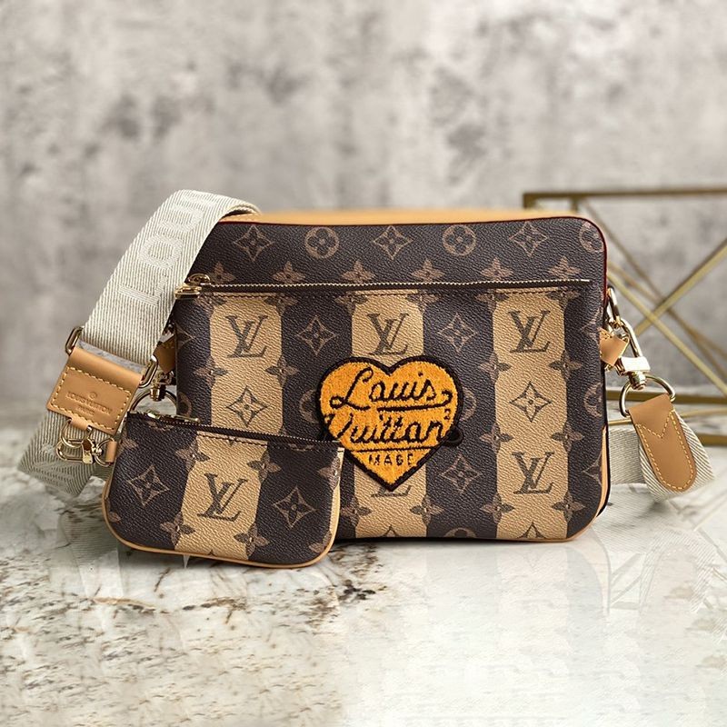 Popularity soars with NIGO collaboration - Louis Vuitton shoulder bag copy Trio Messenger M45965 Popularity soars with NIGO collaboration - Louis Vuitton shoulder bag copy Trio Messenger M45965