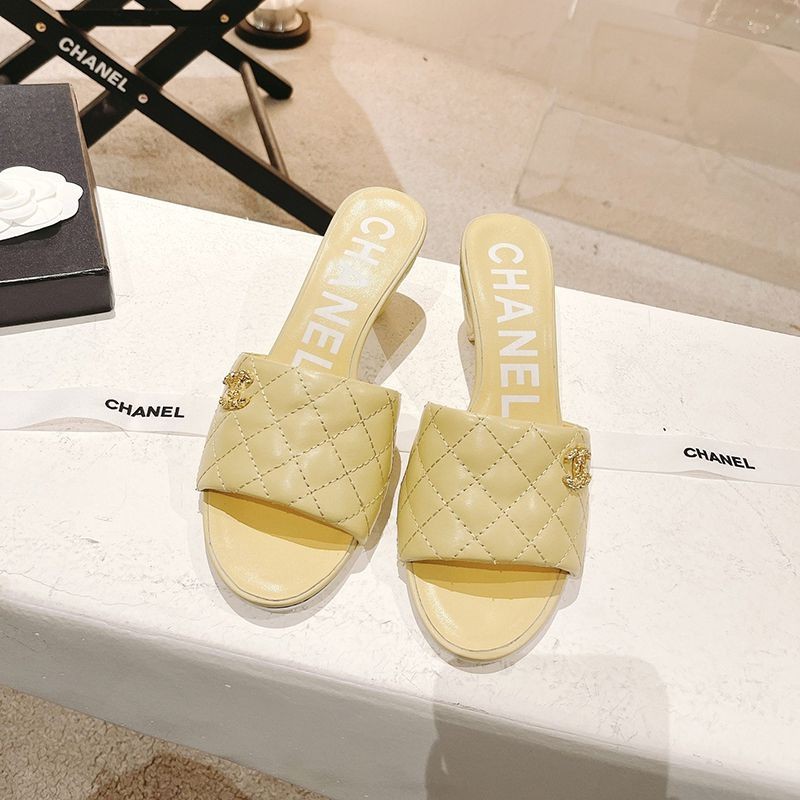 New color ☆ Rare Chanel Coco Mark Sandals Mules Rare Cheap shz96412