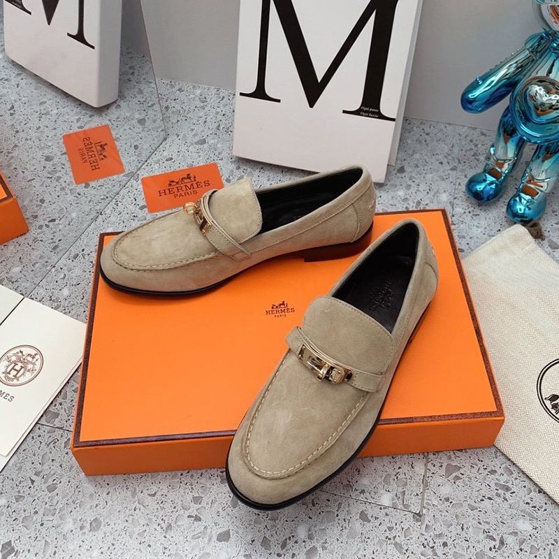 Rare Hermes Destan Loafer Kelly Buckle Replica erh47891