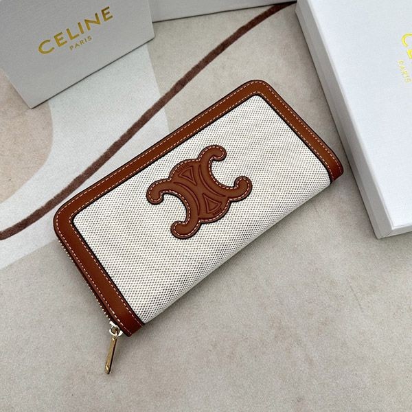 Celine Large Zip Wallet, loved by many celebrities, Replica Natural Cet42080 Celine Large Zip Wallet, loved by many celebrities, Replica Natural Cet42080