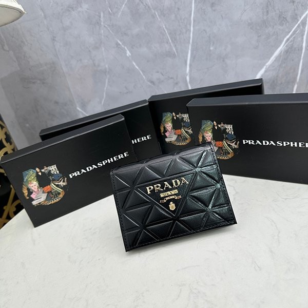 Very popular!! New color Prada brushed leather wallet replica puw31659 Very popular!! New color Prada brushed leather wallet replica puw31659