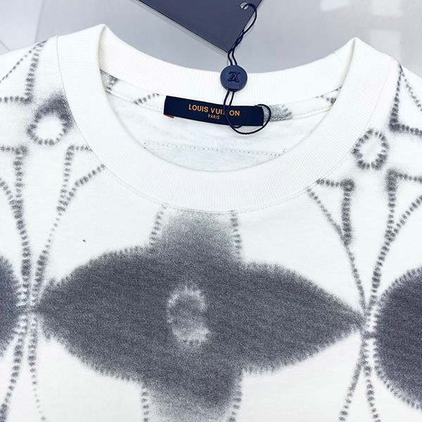 n-grade recommended Louis Vuitton printed shibori tie-dye T-shirt fake vup89129
