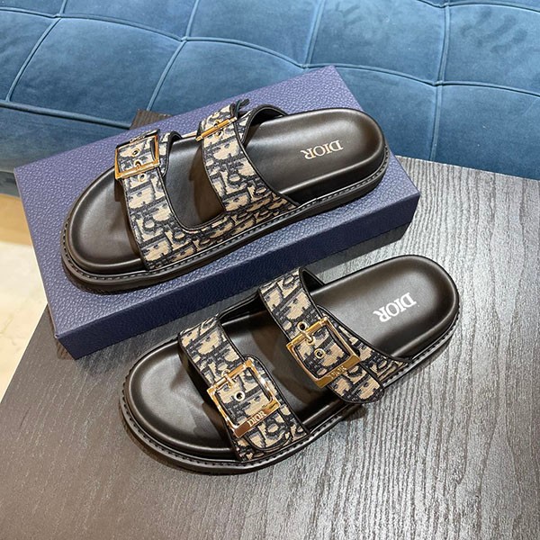 [Dior] AQUA Sandals Copy Dior Oblique Jacquard dev37527