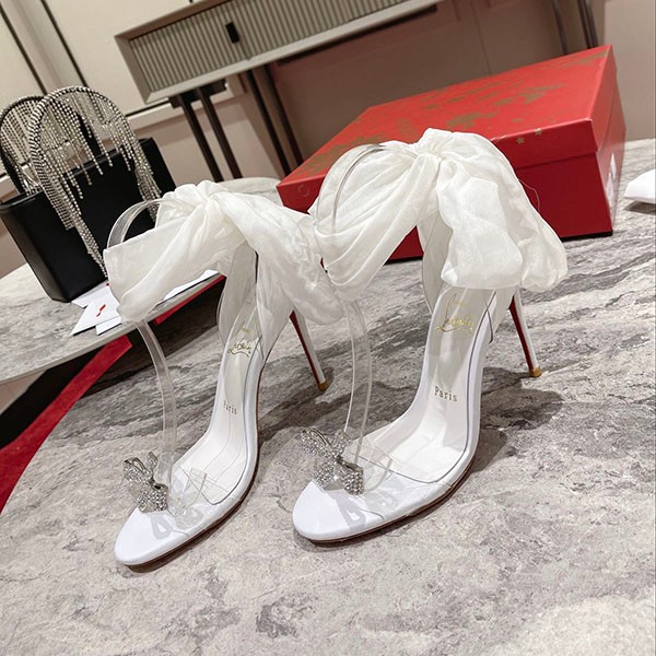 Christian Louboutin Replica Sandale Satin Heeled Sandals Ruj75294