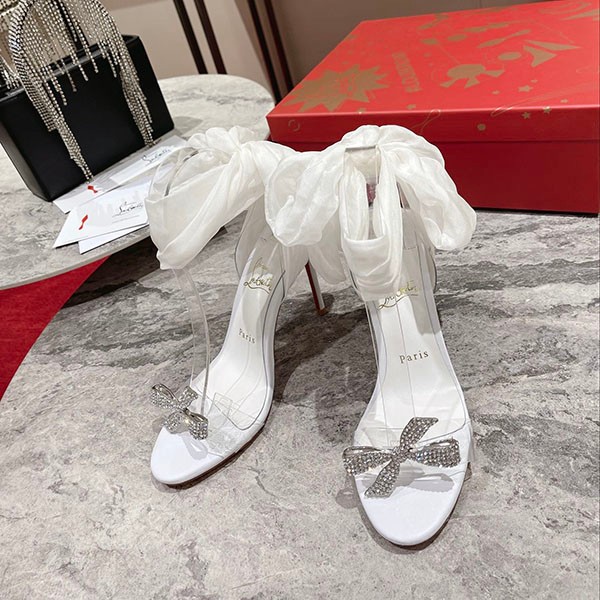 Christian Louboutin Replica Sandale Satin Heeled Sandals Ruj75294