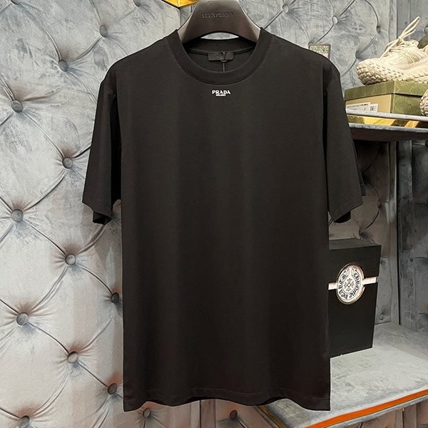 Attention ★ Prada logo T-shirt copy short sleeve with pocket high quality??? puj90324 Attention ★ Prada logo T-shirt copy short sleeve with pocket high quality??? puj90324