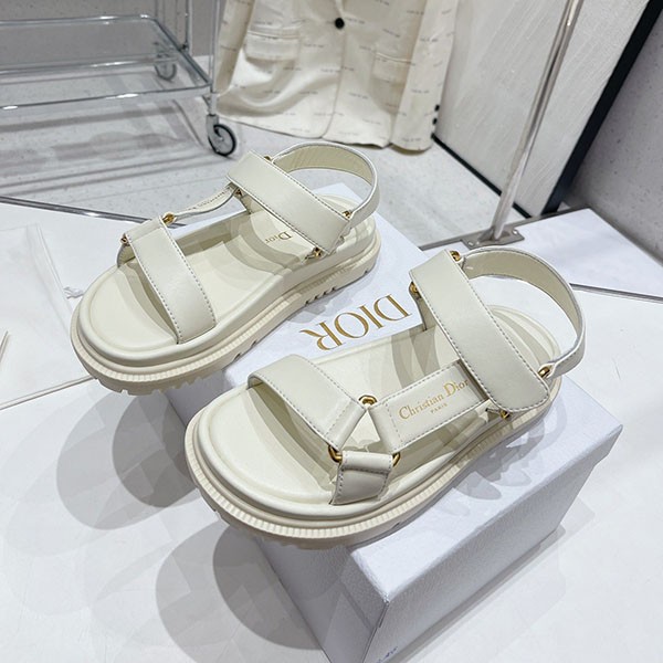 Very popular! Dior D-WAVE Sandals Replica Lambskin DEW40260