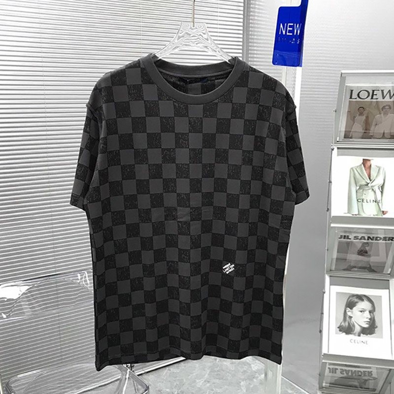 Lowest price challenge Louis Vuitton Damier T-shirt replica vut56129