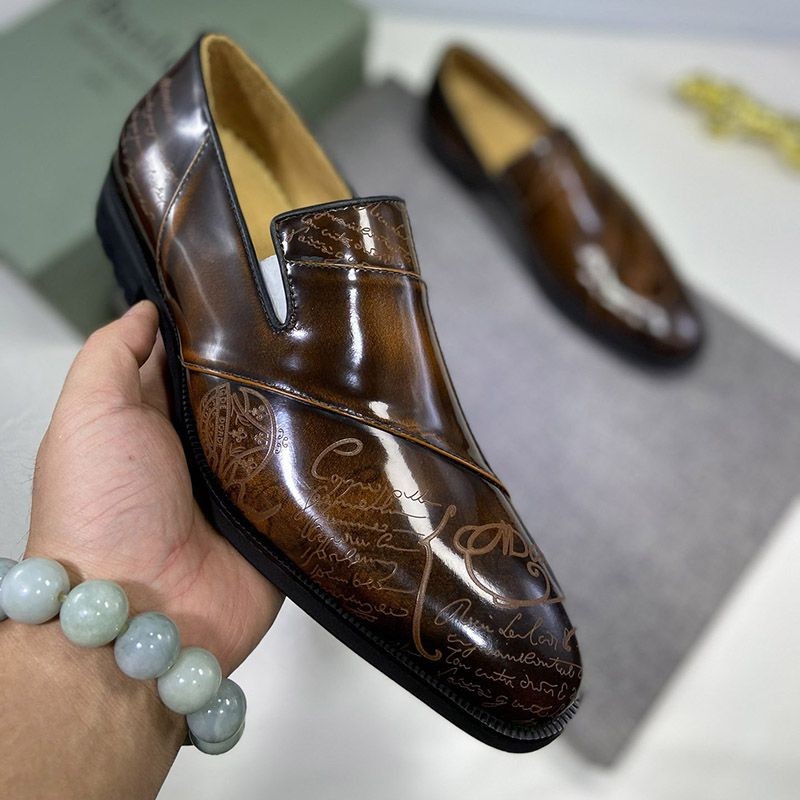 Very popular!! New color Berluti replica ★ Loafers CLASSIC ★ Venezia leather bei18536