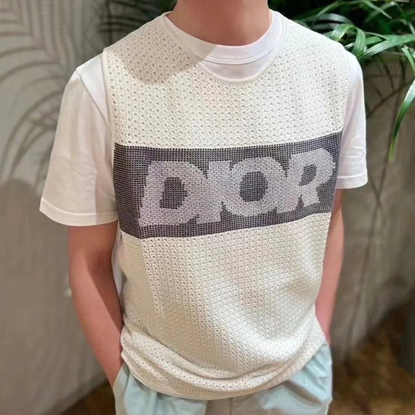 ☆Mesh fabric? New item☆ Dior sleeveless T-shirt replica tank top 2 colors dev81117 ☆Mesh fabric? New item☆ Dior sleeveless T-shirt replica tank top 2 colors dev81117