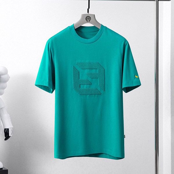 Fendi FF cotton T-shirt replica feq78482 Fendi FF cotton T-shirt replica feq78482