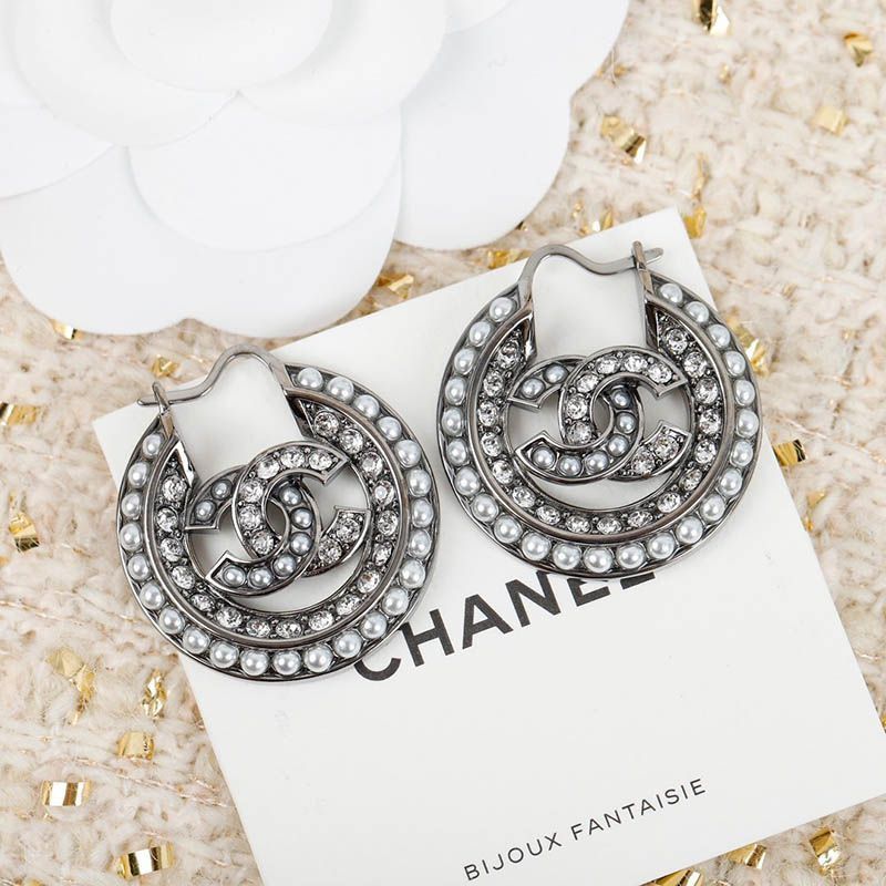 New Spring Items Chanel Coco Mark Replica Bead Earrings Rhinestone shf65422 New Spring Items Chanel Coco Mark Replica Bead Earrings Rhinestone shf65422