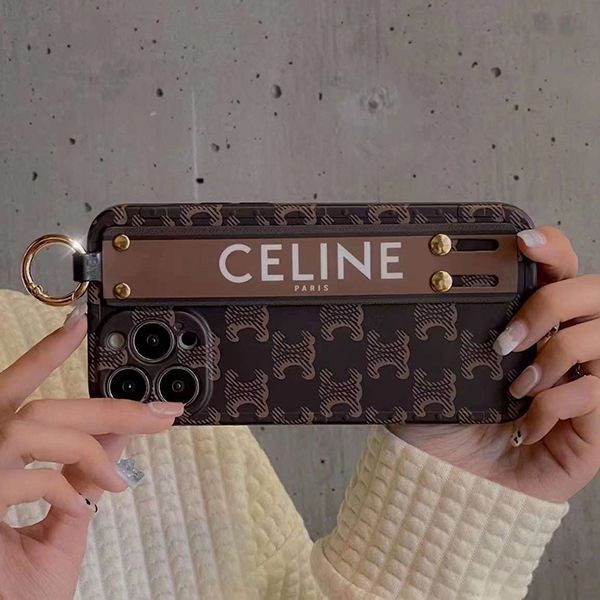Best Price Challenge Celine iPhone Case with Hand Strap Cheap Cez35321