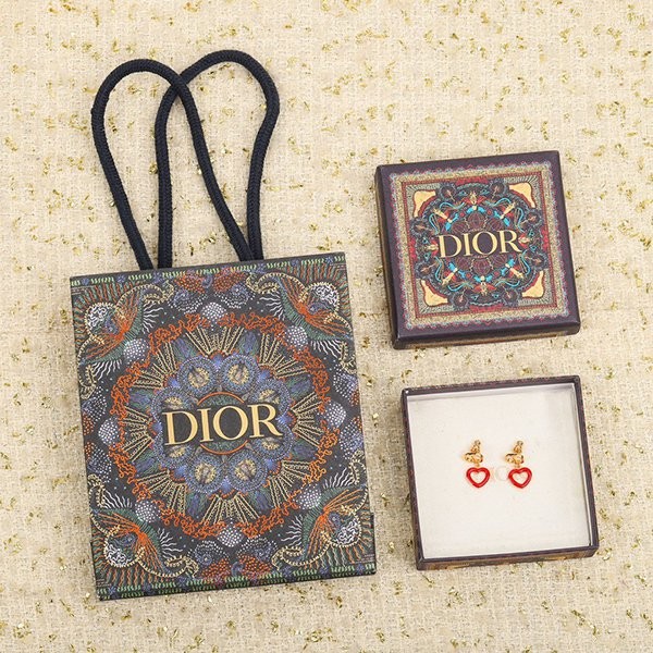 Eye-catching color Dior TRIBALES "CD" heart earrings copy dey40524 Eye-catching color Dior TRIBALES "CD" heart earrings copy dey40524