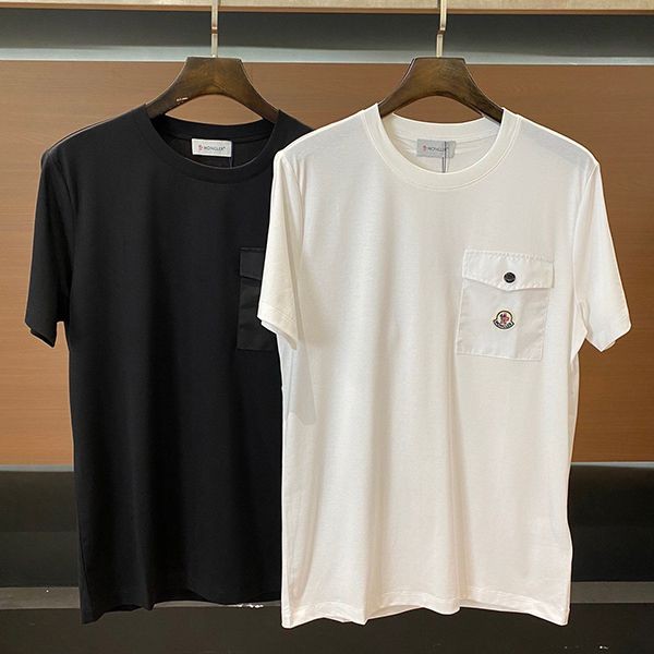 Rare Moncler logo T-shirt copy black & white mox57308 Rare Moncler logo T-shirt copy black & white mox57308