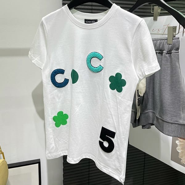 ★Japan!! Popular! Chanel T-shirt replica cotton logo sht10191