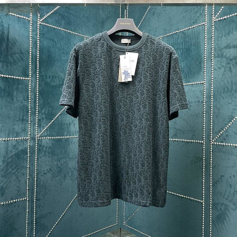 Eye-catching color Dior D-Oblique motif T-shirt fake det04795 Eye-catching color Dior D-Oblique motif T-shirt fake det04795
