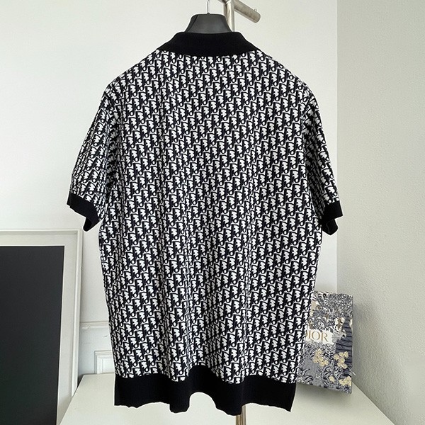 Attention ★ Dior Oblique Men's Polo Shirt Replica dej12432