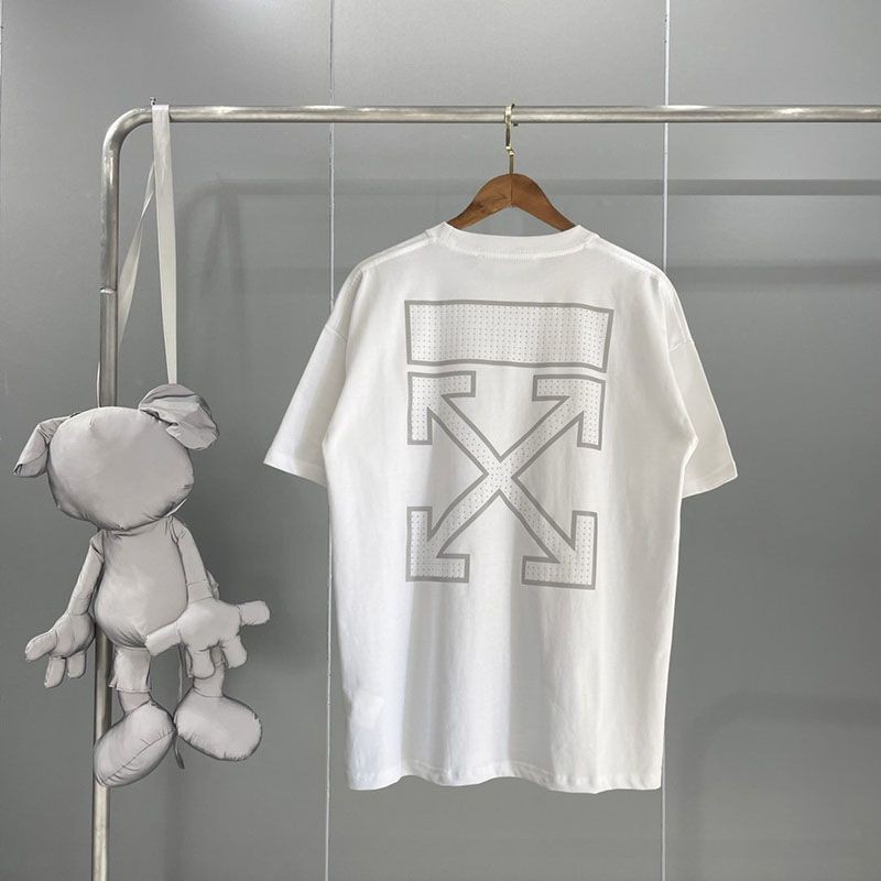 No.1 Popular Off-White Fake Arrow Logo T-shirt ofb95244 No.1 Popular Off-White Fake Arrow Logo T-shirt ofb95244