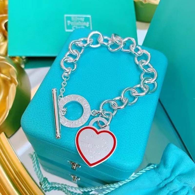 Classic Tiffany Love Heart Tag Bracelet Replica Tiw37188